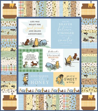Winnie the Pooh Main 1/2 Yard Bundle of 9