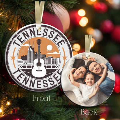 Tennessee State Christmas Ornament - Personalized Ceramic 66-TN