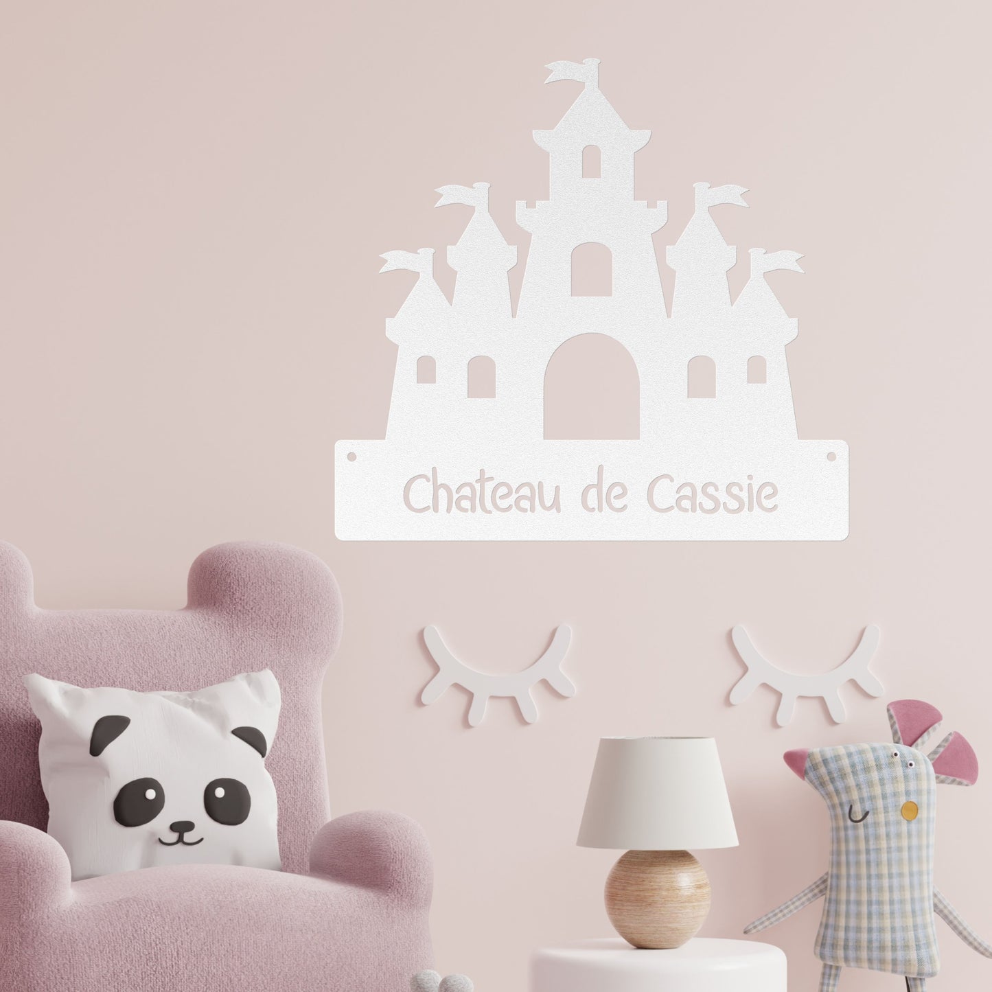Princess Castle Metal Art