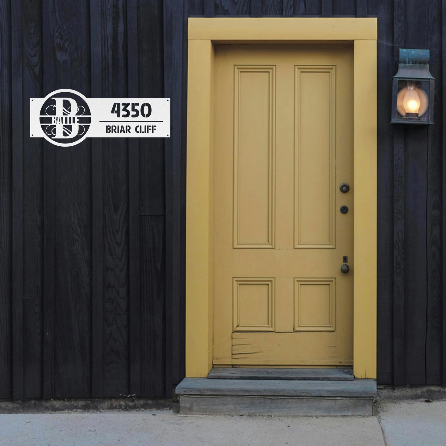 Monogram Address Signs