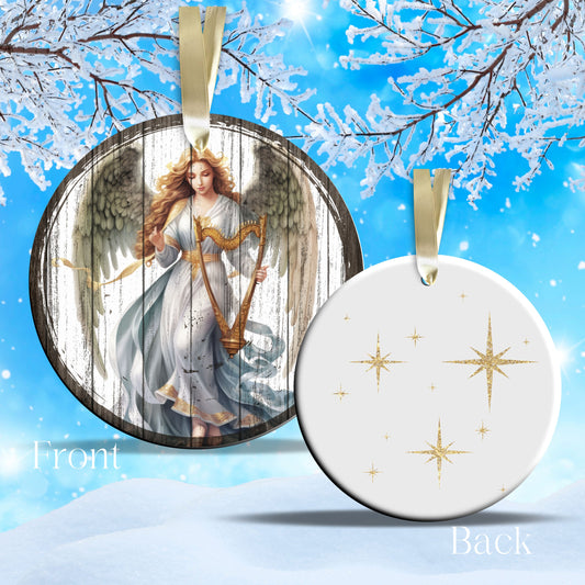 Christmas Nativity Ceramic Ornament 11-05 Angel 3