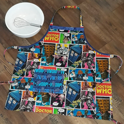 Dr. Who Comic Strip Apron